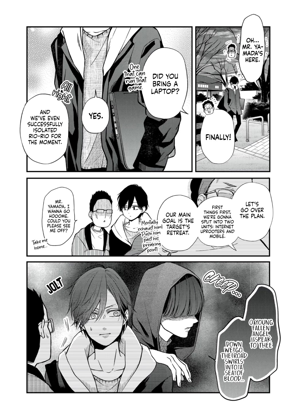 My Lv999 Love for Yamada-kun Chapter 66 page 4 - Chapter 66: Down we go, the road swirls into a sea of blood