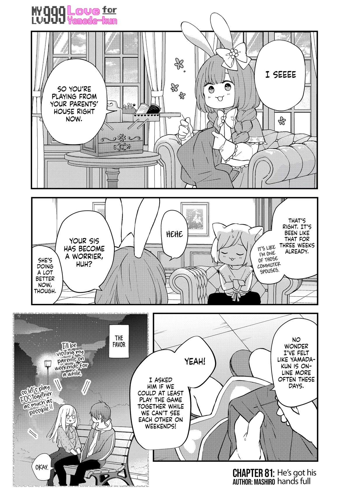 My Lv999 Love for Yamada-kun Chapter 81 page 2 - Chapter 81: He's got his hands full
