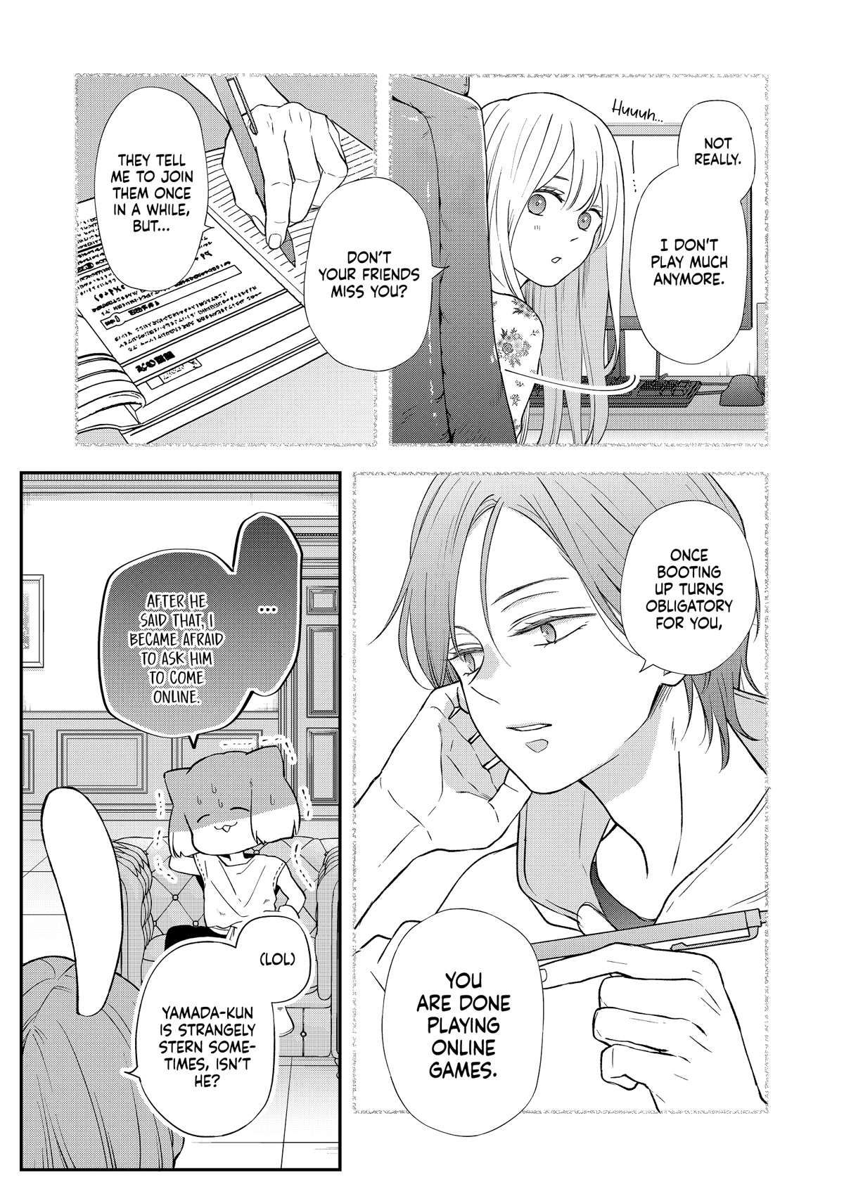 My Lv999 Love for Yamada-kun Chapter 81 page 4 - Chapter 81: He's got his hands full