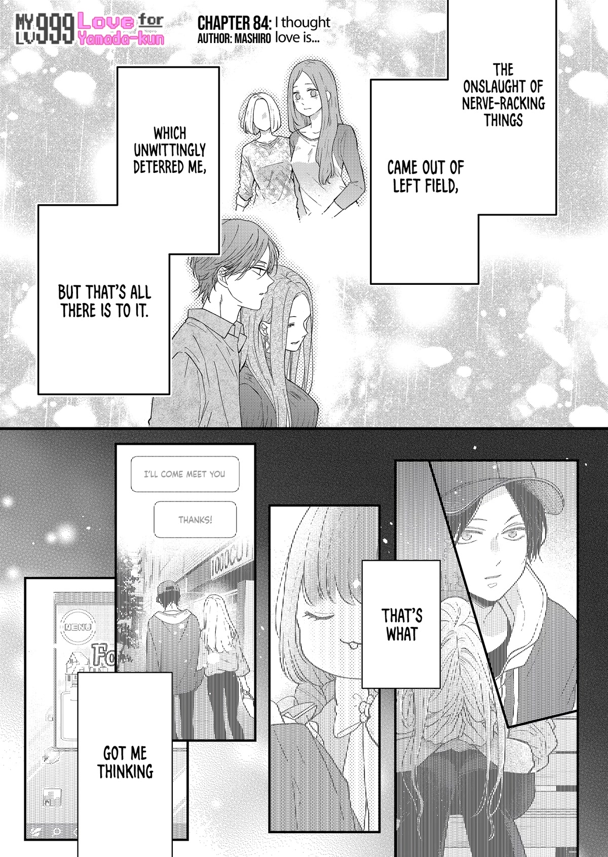 My Lv999 Love for Yamada-kun Chapter 84 page 2 - Chapter 84: I thought love is...