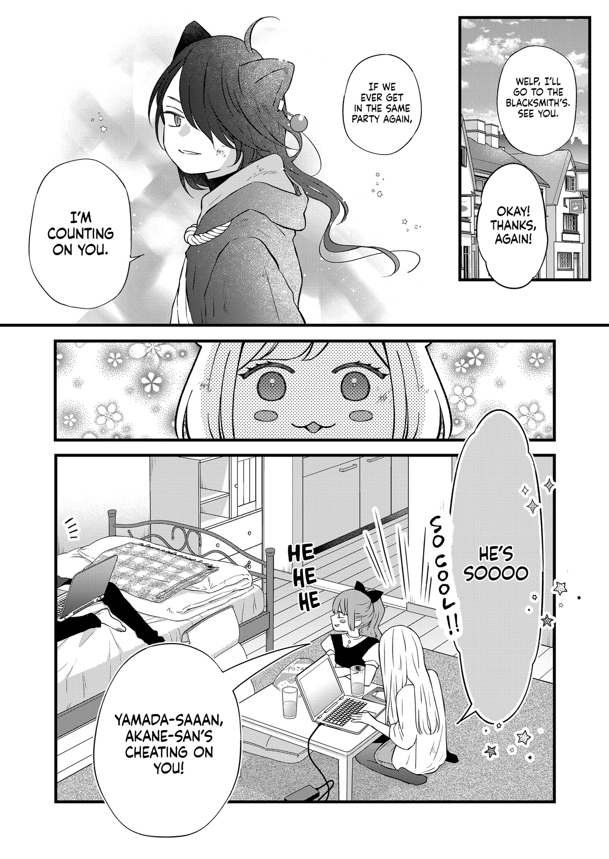 My Lv999 Love for Yamada-kun Chapter 86 page 7 - Chapter 86: He plays as a weird afro character.