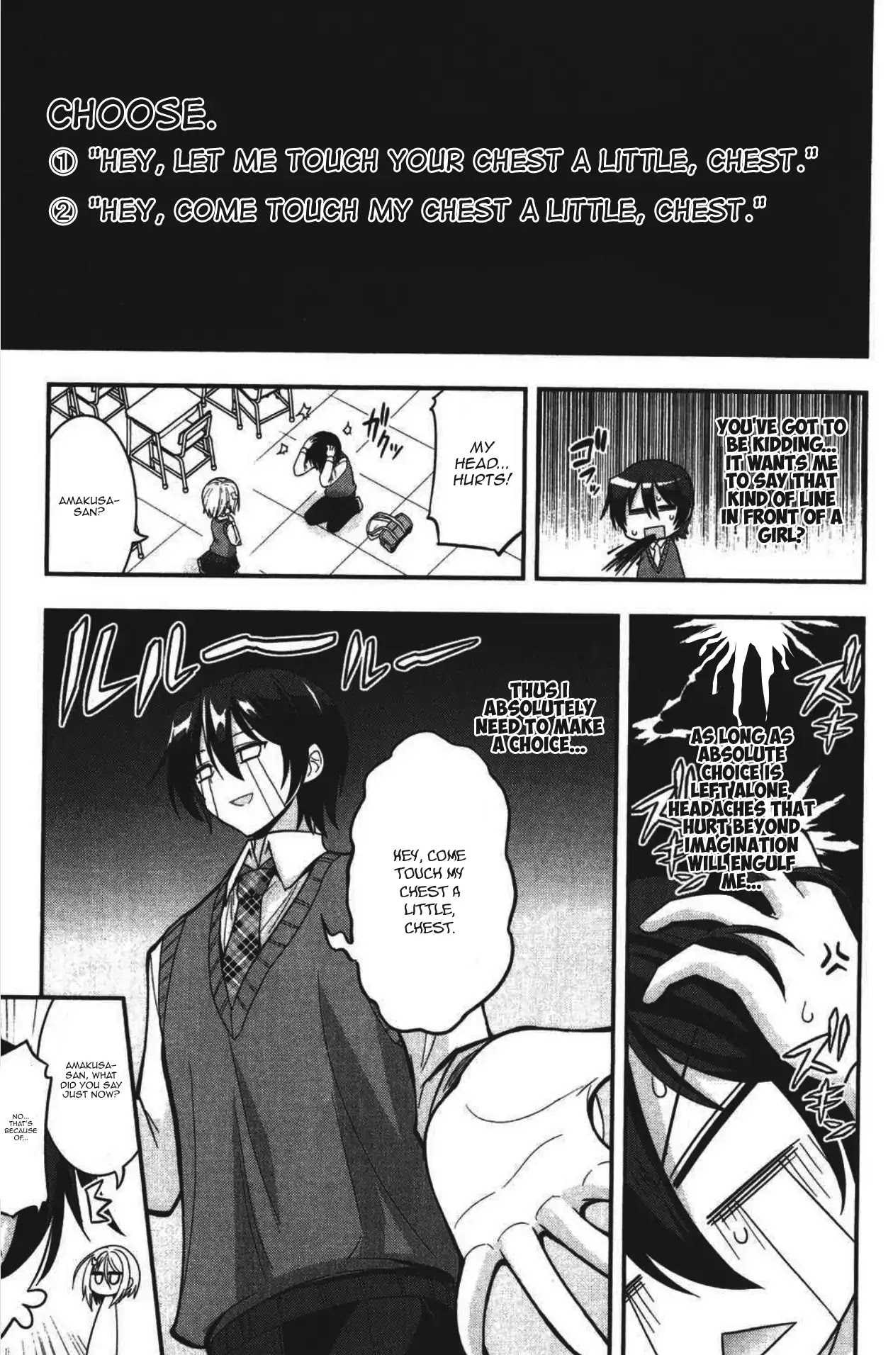 My Mental Choices Are Completely Interfering with My School Romantic Comedy H Chapter 1 page 12 - Chapter 1: Amakusa Kanade's bitter everyday life