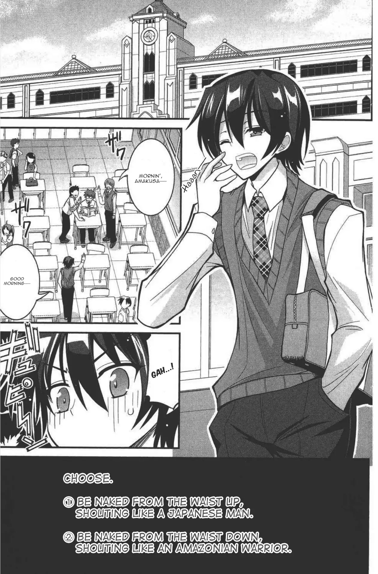 My Mental Choices Are Completely Interfering with My School Romantic Comedy H Chapter 1 page 6 - Chapter 1: Amakusa Kanade's bitter everyday life