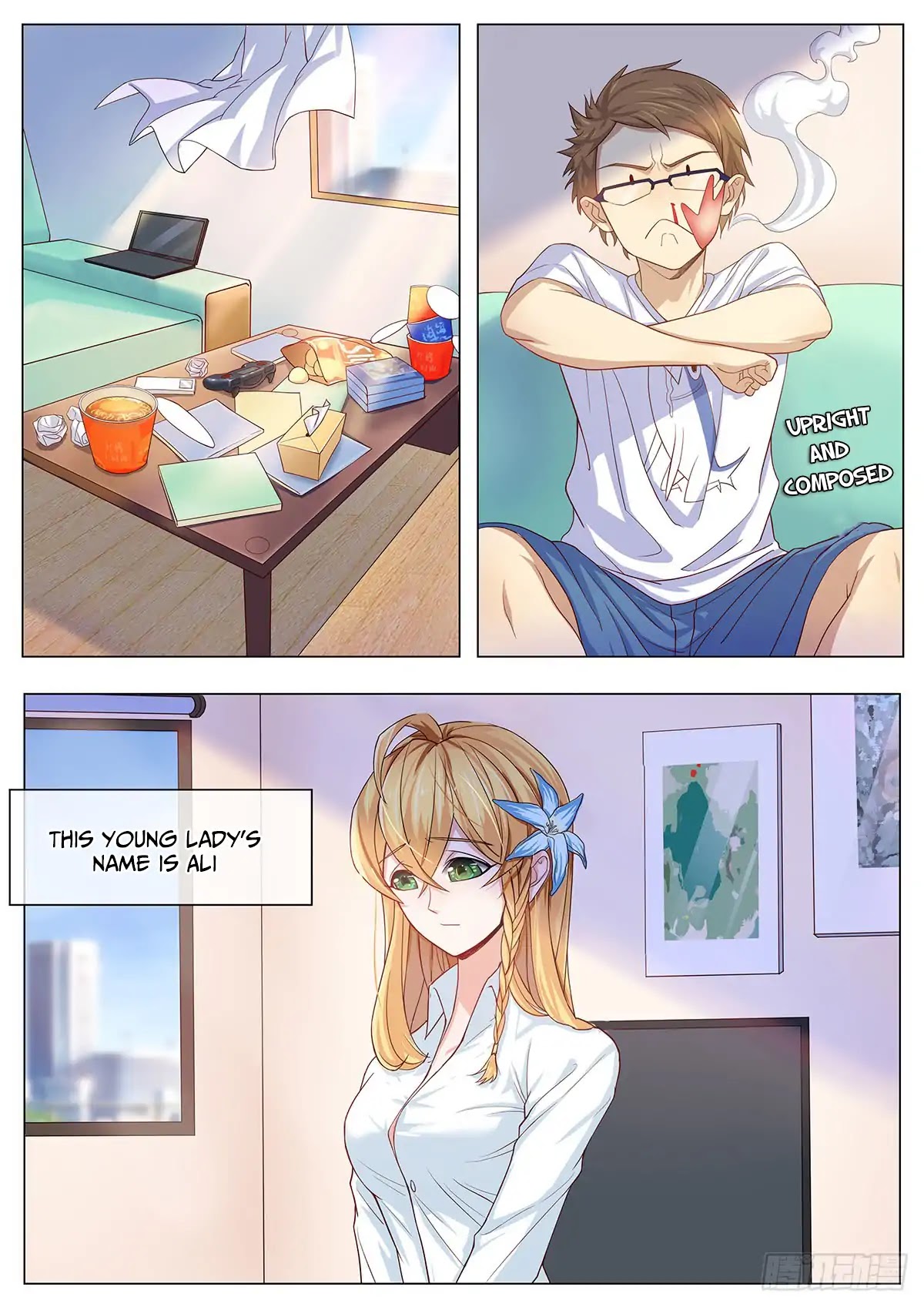 My Milky Way Love Story Chapter 1 page 4 - Chapter 1: Living together so suddenly?!