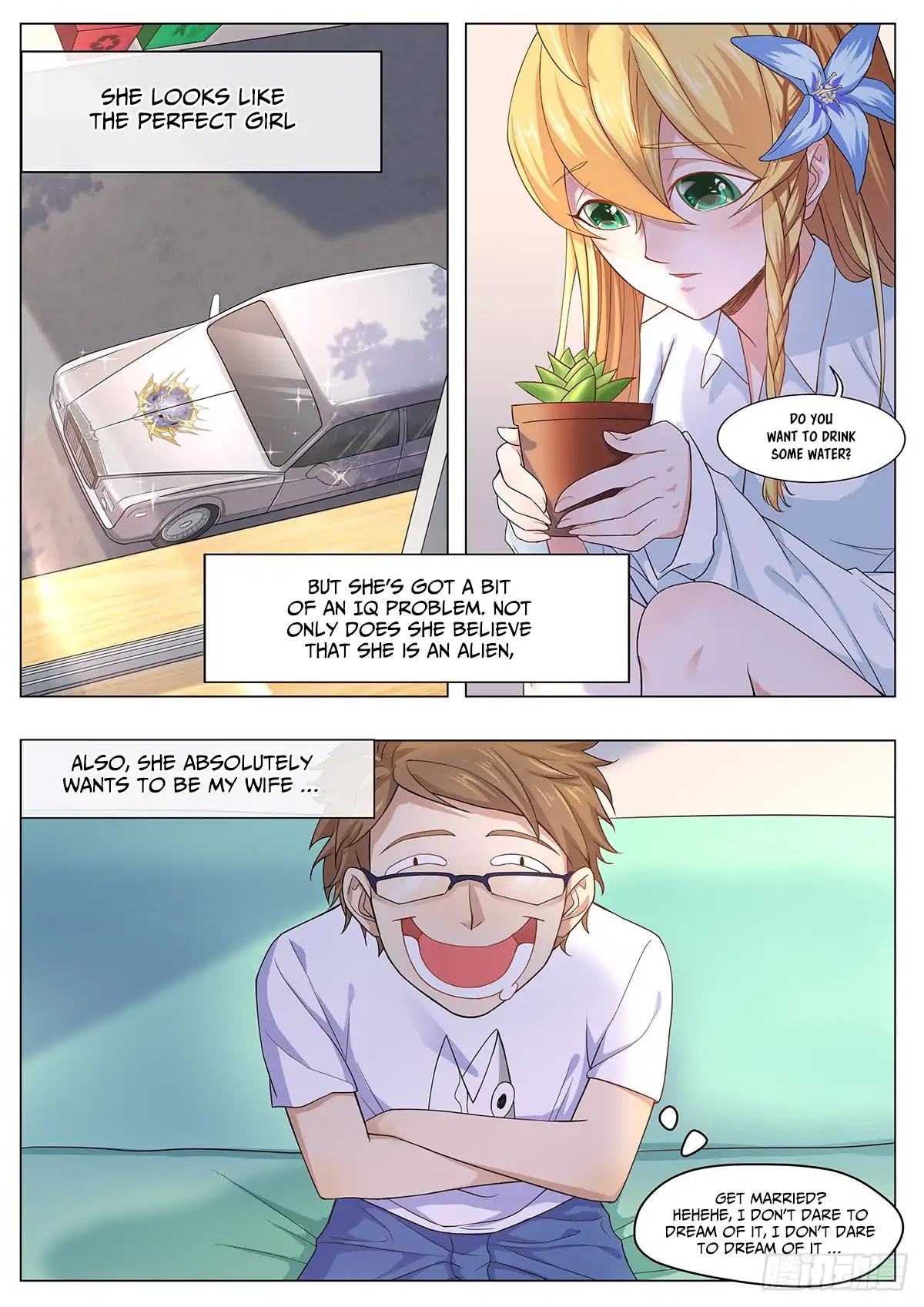 My Milky Way Love Story Chapter 1 page 5 - Chapter 1: Living together so suddenly?!