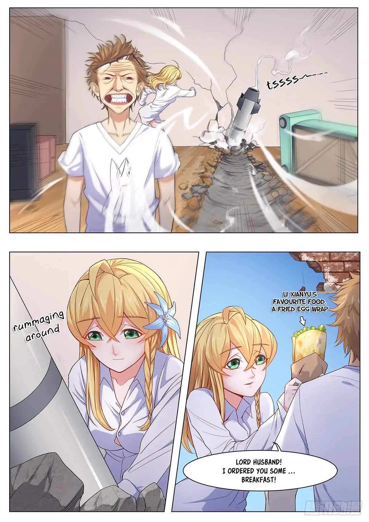 My Milky Way Love Story Chapter 1 page 9 - Chapter 1: Living together so suddenly?!