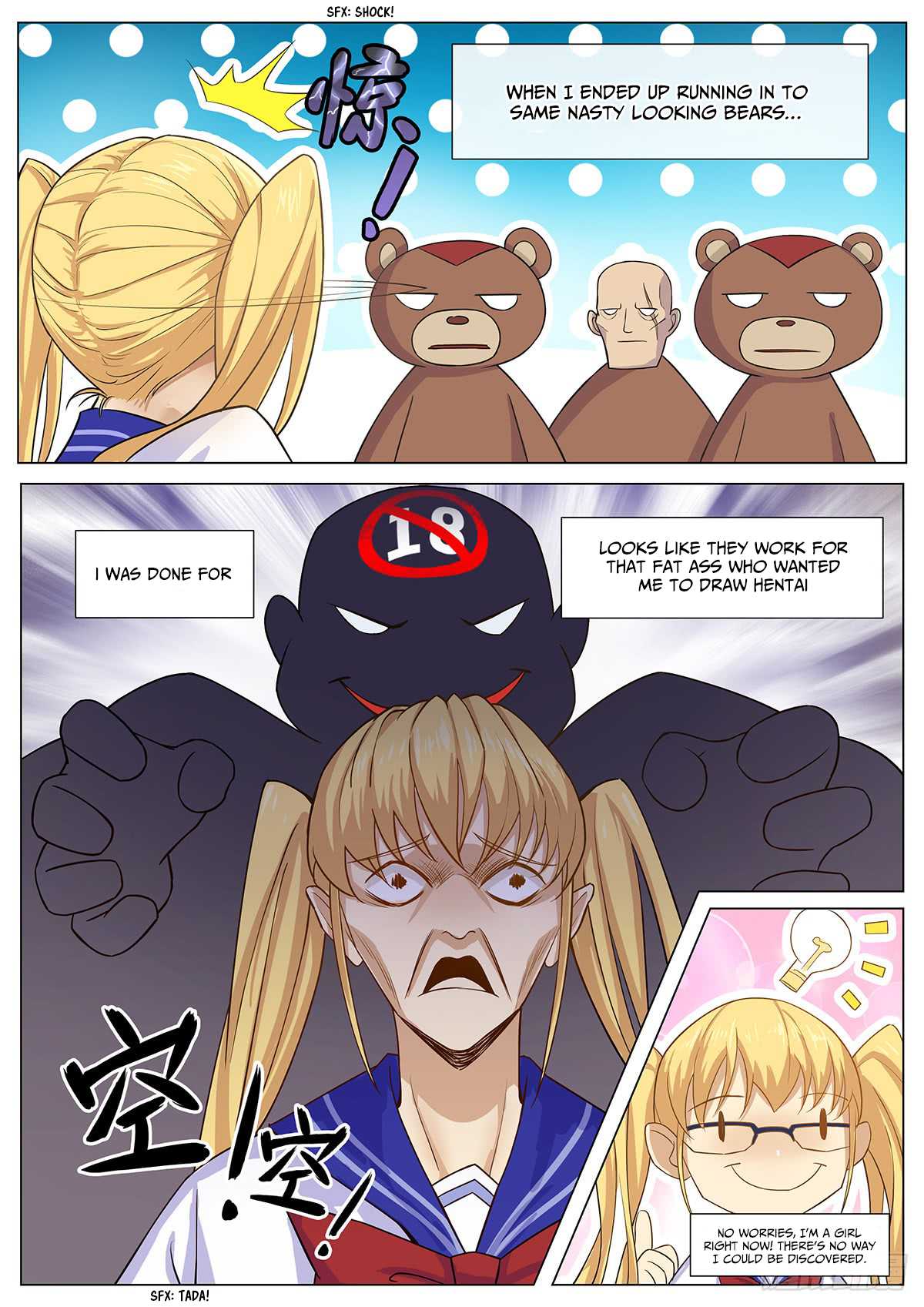 My Milky Way Love Story Chapter 2 page 3 - Chapter 2: The Escape of the cross-dressed dude