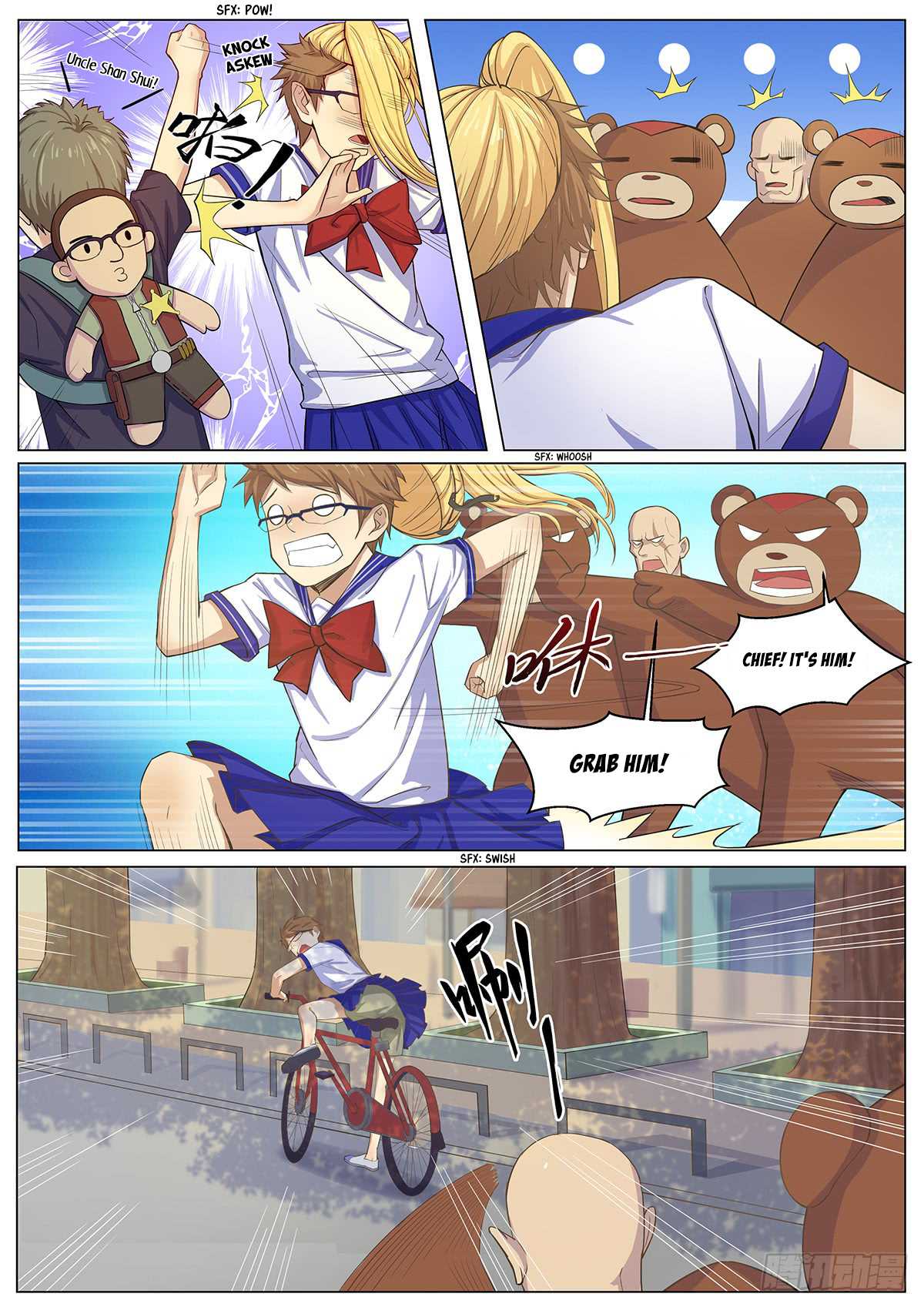 My Milky Way Love Story Chapter 2 page 4 - Chapter 2: The Escape of the cross-dressed dude