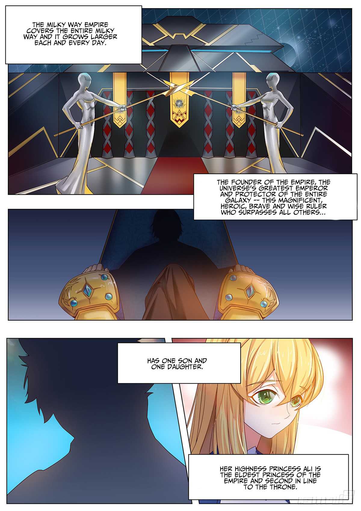 My Milky Way Love Story Chapter 5 page 8 - Chapter 5: A Lesson in Imperial History?