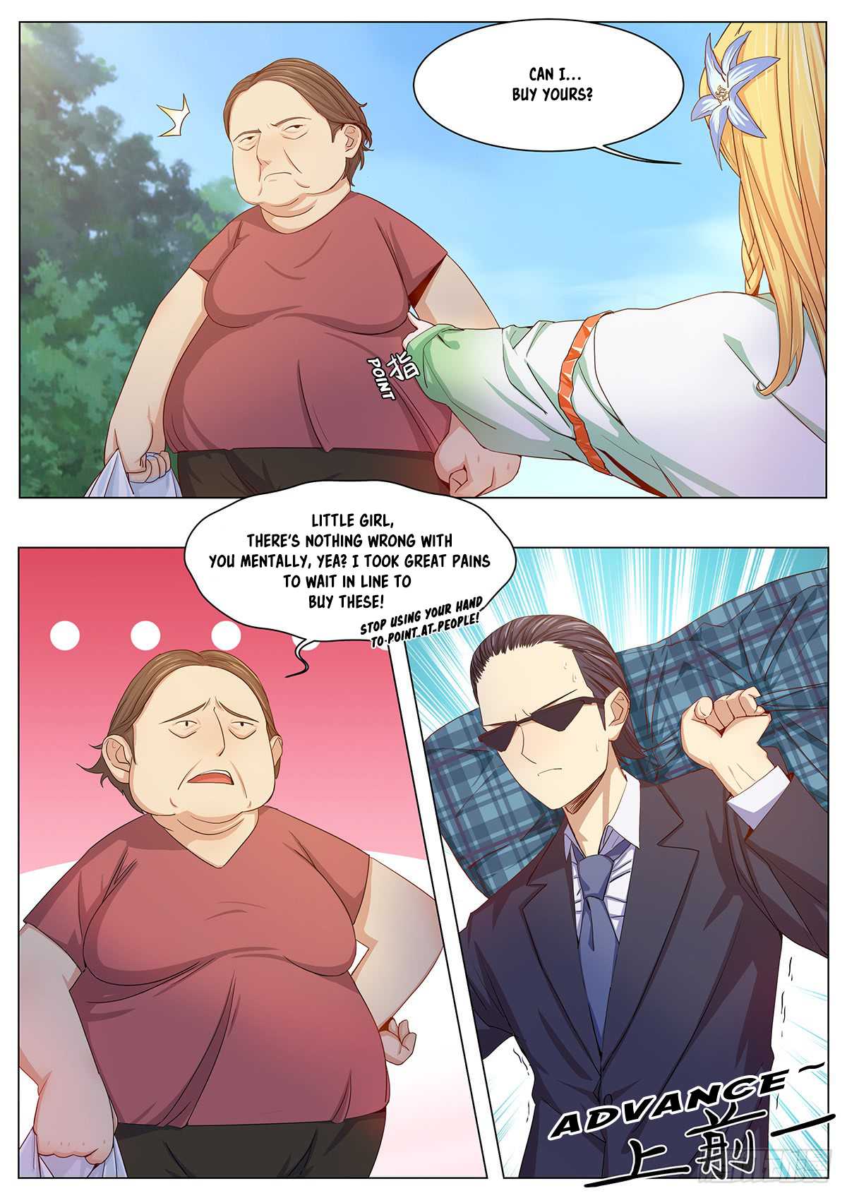 My Milky Way Love Story Chapter 8 page 4 - Chapter 8: Conflict at the Meatbun Shop