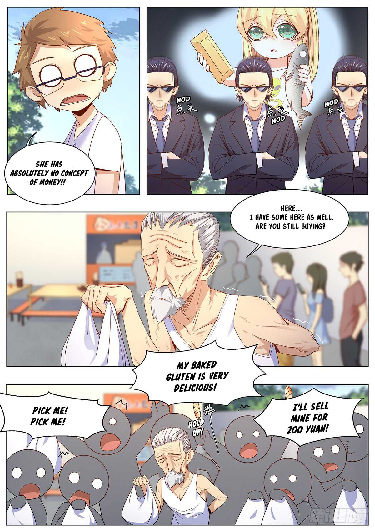 My Milky Way Love Story Chapter 8 page 6 - Chapter 8: Conflict at the Meatbun Shop
