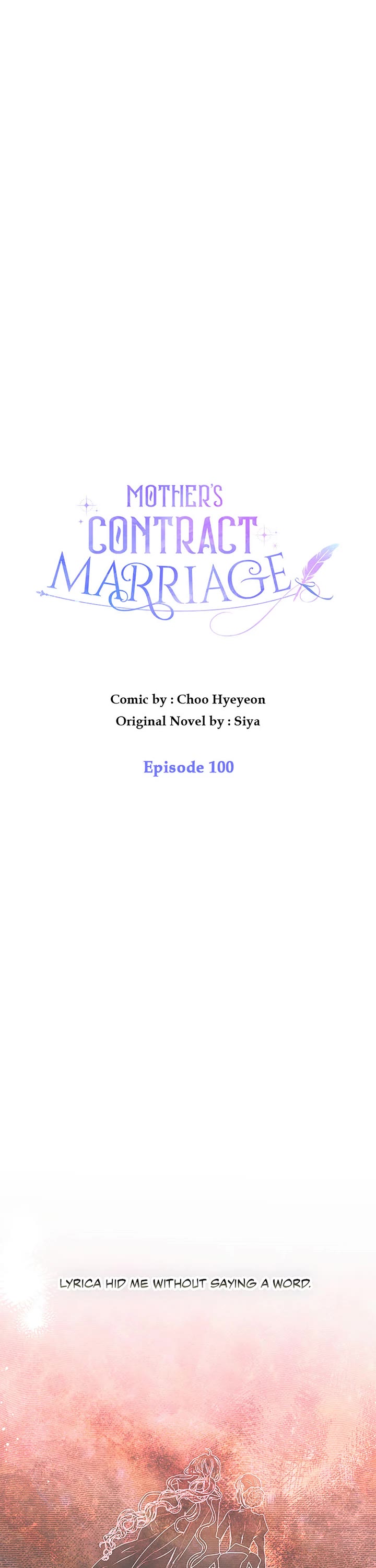 My Mom Entered a Contract Marriage Chapter 100 page 16 - Chapter 100