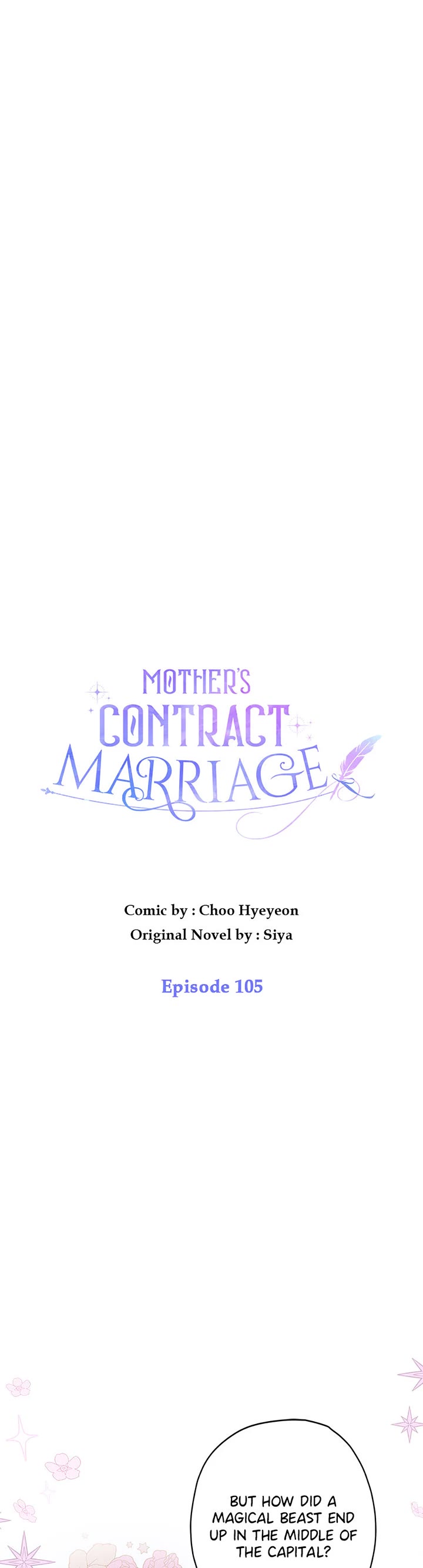 My Mom Entered a Contract Marriage Chapter 105 page 4 - Chapter 105
