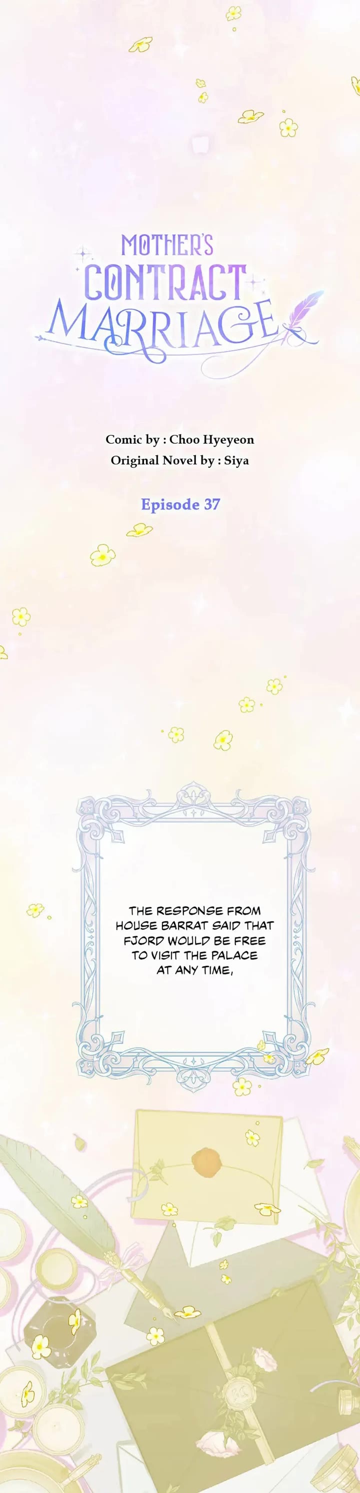 My Mom Entered a Contract Marriage Chapter 37 page 14 - Chapter 37