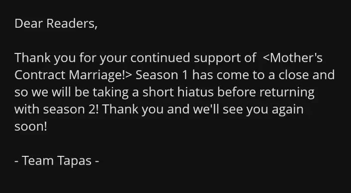My Mom Entered a Contract Marriage Chapter 43 page 44 - Chapter 43 (Season 1 Finale)