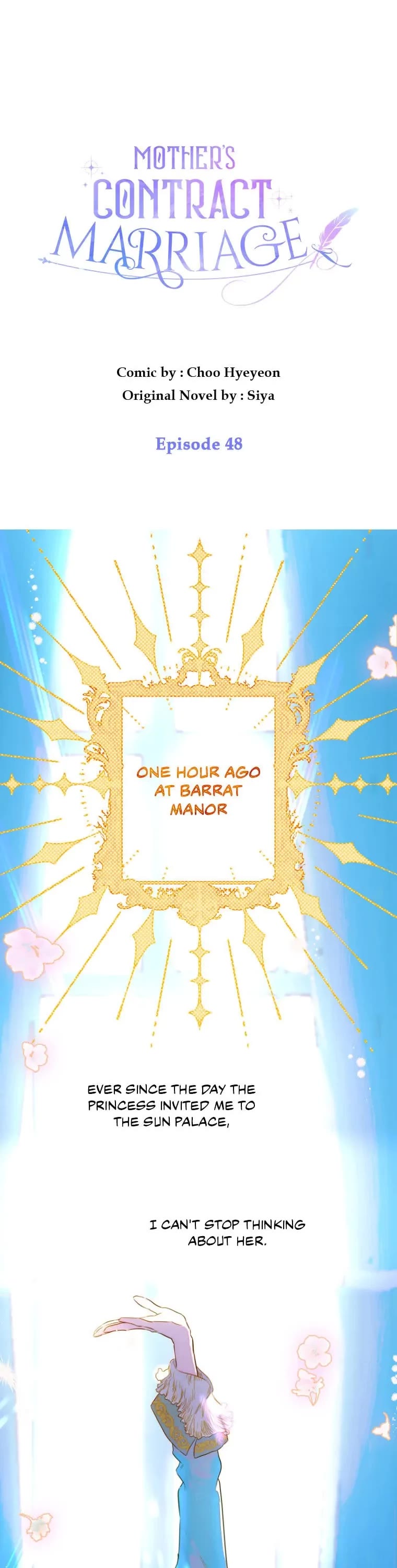 My Mom Entered a Contract Marriage Chapter 48 page 1 - Chapter 48