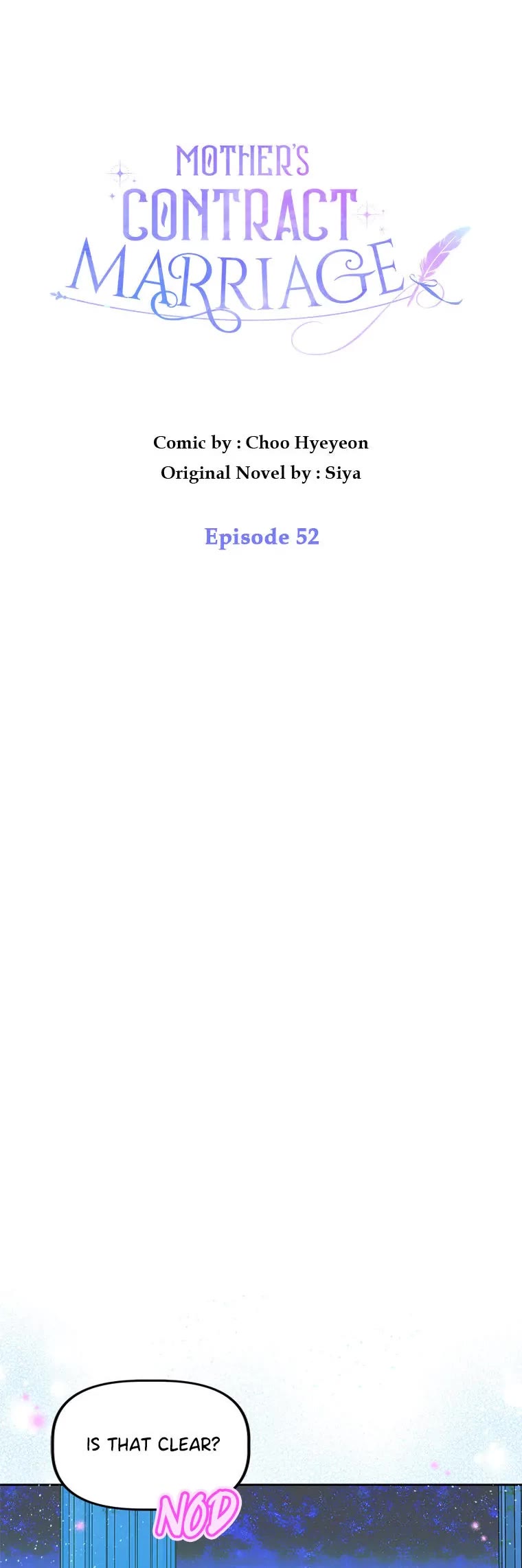 My Mom Entered a Contract Marriage Chapter 52 page 4 - Chapter 52