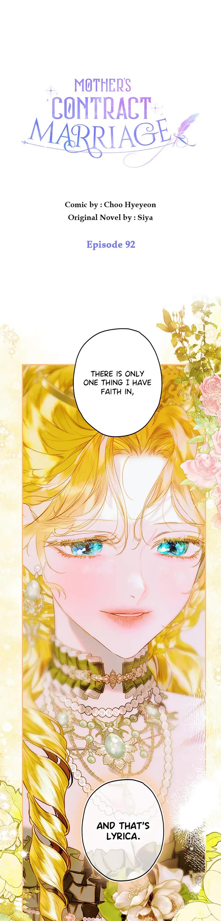 My Mom Entered a Contract Marriage Chapter 92 page 1 - Chapter 92