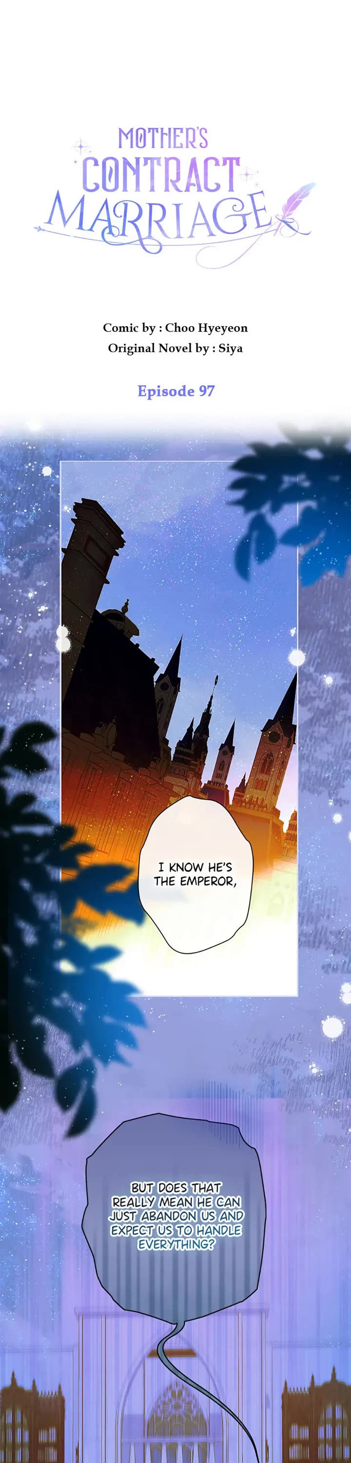 My Mom Entered a Contract Marriage Chapter 97 page 1 - Chapter 97