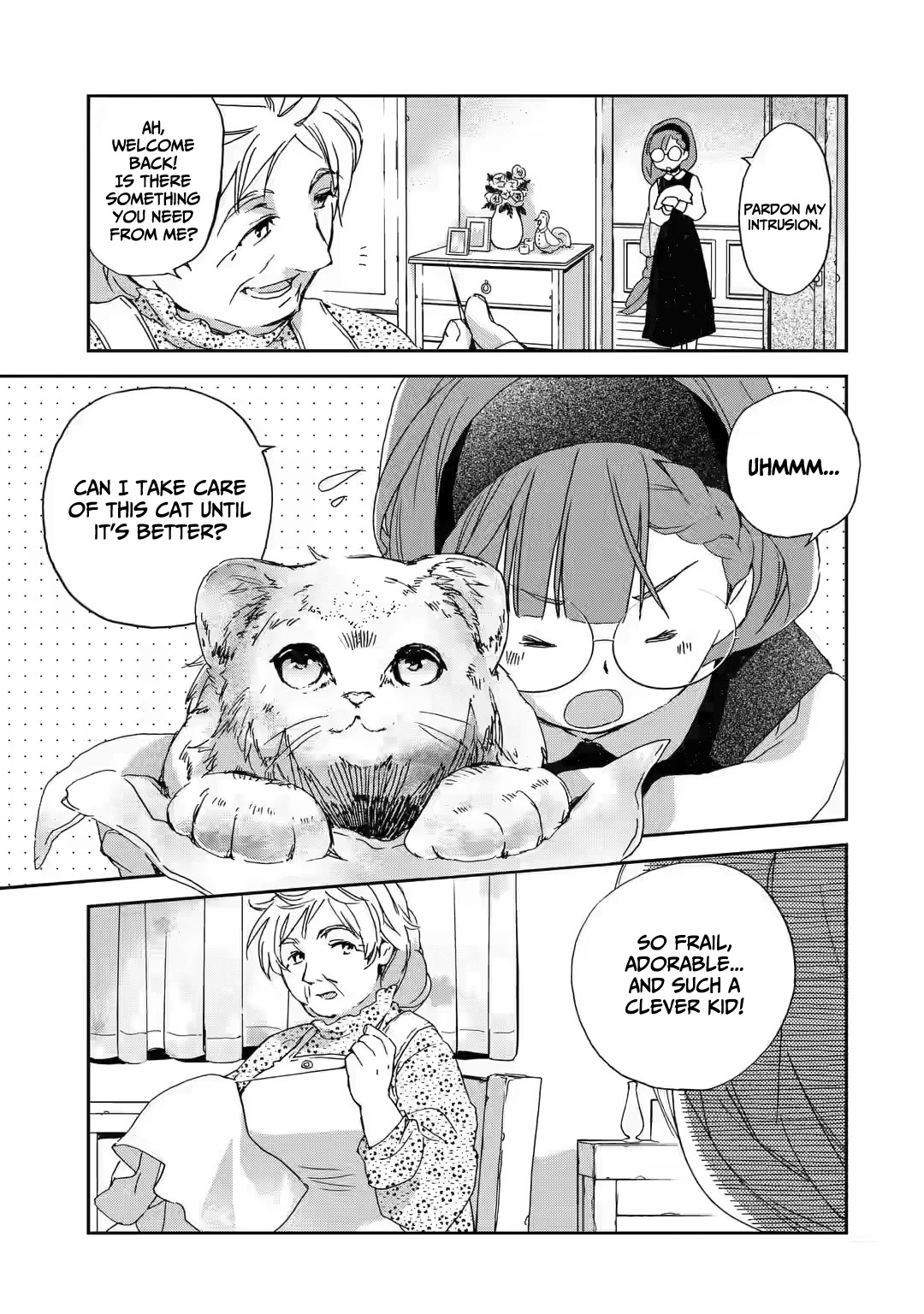 My Mother Was a Prosecuted Ex-villainess - The Ascendance of an Ugly Four-eyed Commoner Chapter 3 page 20 - Chapter 3: I picked up a kitten