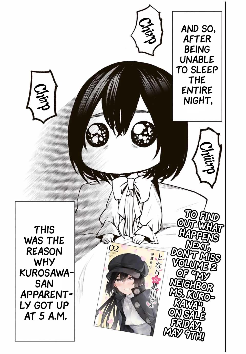 My Neighbor Kurokawa-san Chapter 19.5 page 4 - Chapter 19.5: Volume 2 Promotion