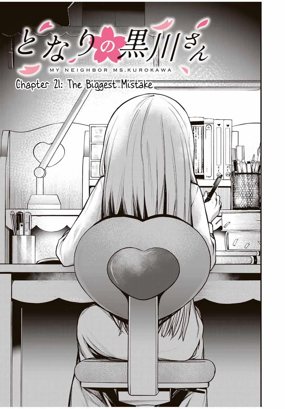 My Neighbor Kurokawa-san Chapter 21 page 3 - Chapter 21: The Biggest Mistake