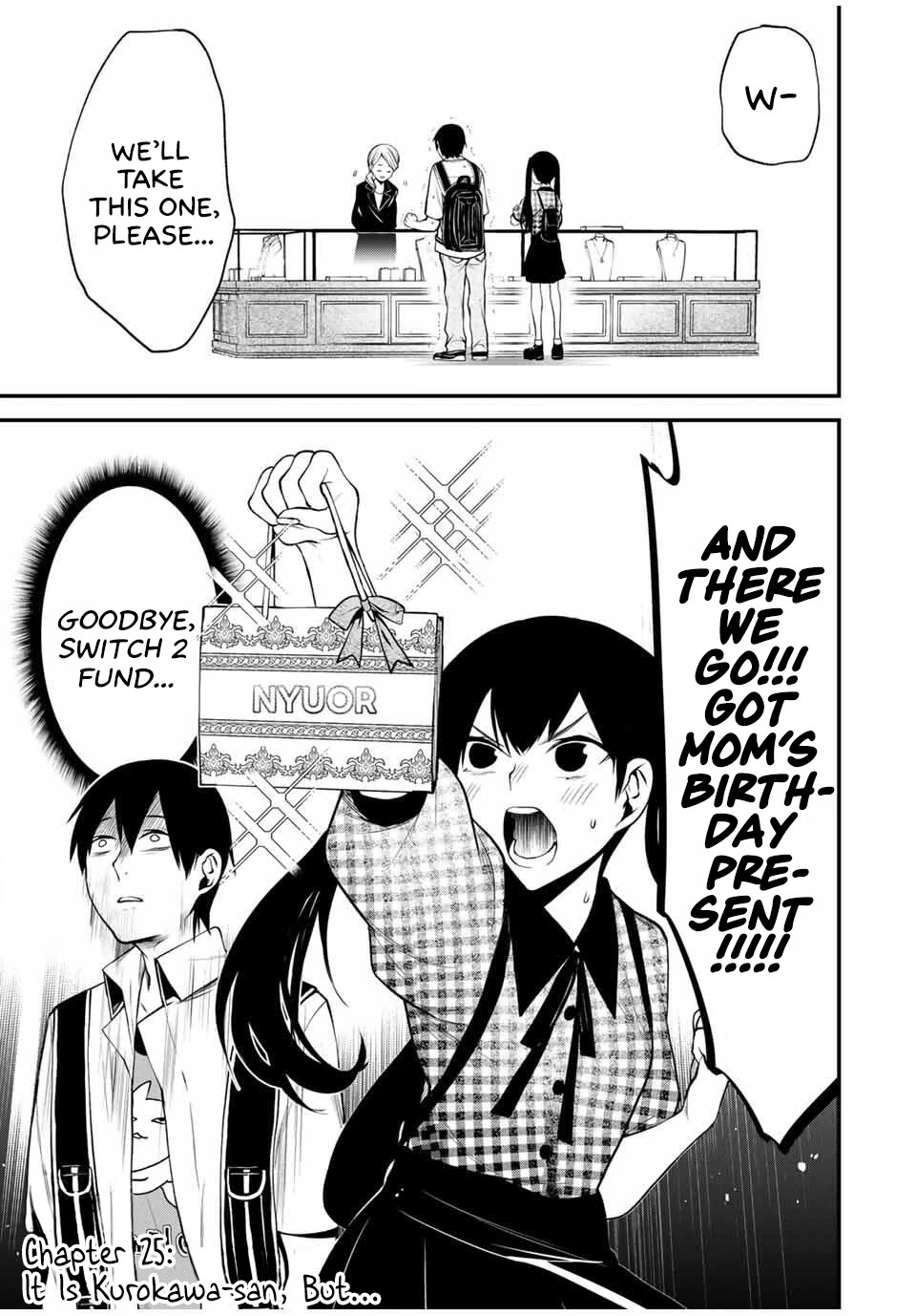 My Neighbor Kurokawa-san Chapter 25 page 3 - Chapter 25: It Is Kurokawa-san, But...