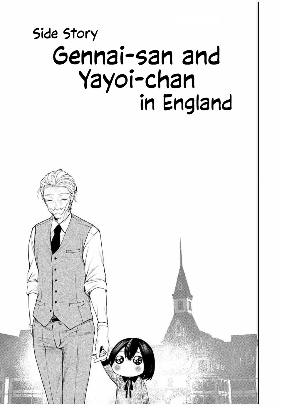 My Neighbor Kurokawa-san Chapter 26.5 page 1 - Chapter 26.5: Side Story - Gennai-san and Yayoi-chan in England