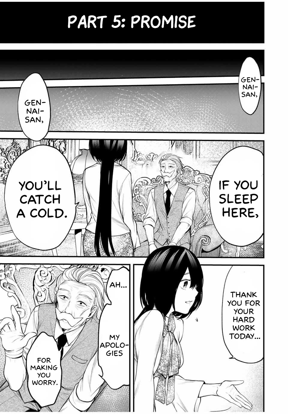 My Neighbor Kurokawa-san Chapter 26.5 page 13 - Chapter 26.5: Side Story - Gennai-san and Yayoi-chan in England