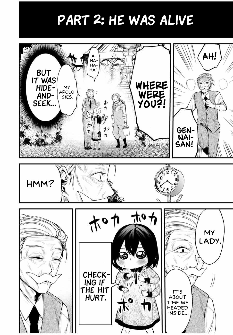 My Neighbor Kurokawa-san Chapter 26.5 page 6 - Chapter 26.5: Side Story - Gennai-san and Yayoi-chan in England