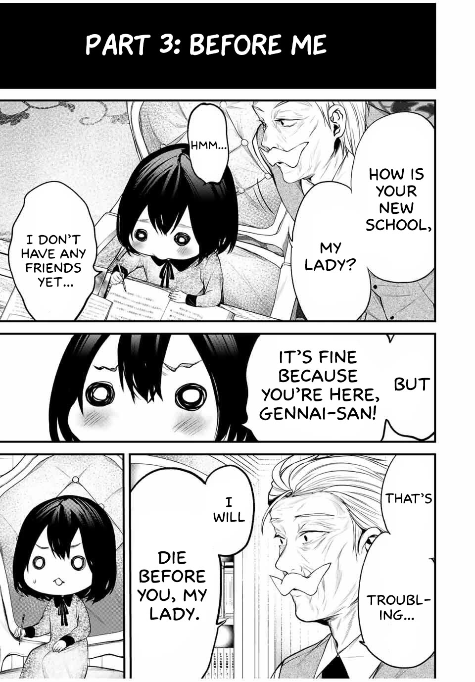 My Neighbor Kurokawa-san Chapter 26.5 page 7 - Chapter 26.5: Side Story - Gennai-san and Yayoi-chan in England