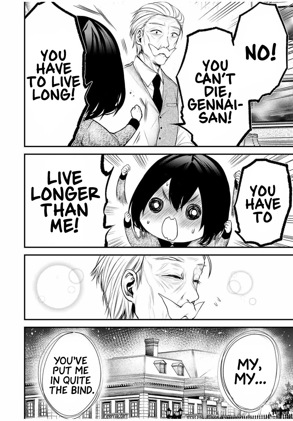My Neighbor Kurokawa-san Chapter 26.5 page 8 - Chapter 26.5: Side Story - Gennai-san and Yayoi-chan in England