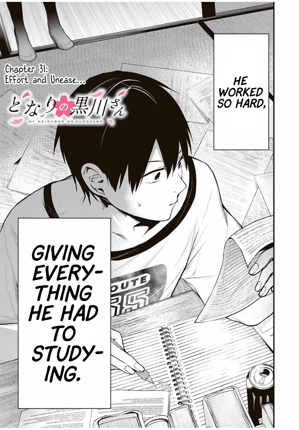 My Neighbor Kurokawa-san Chapter 31 page 3 - Chapter 31: Effort and Unease...