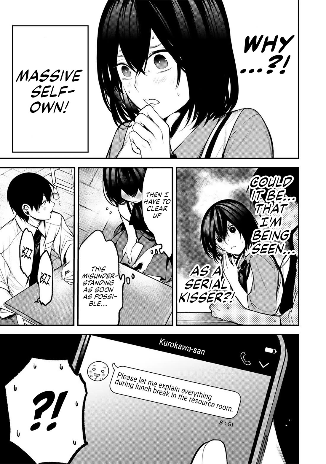 My Neighbor Kurokawa-san Chapter 52 page 11 - Chapter 52: Do You Have a Fever?
