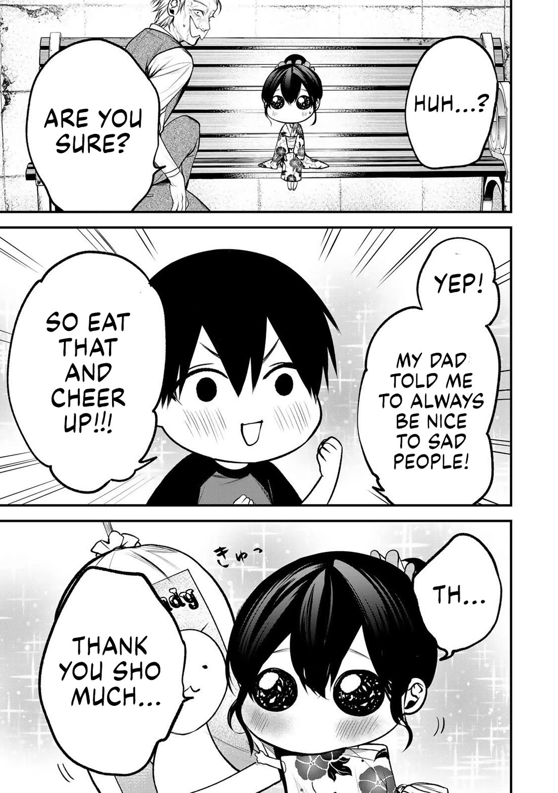 My Neighbor Kurokawa-san Chapter 53.5 page 11 - Chapter 53.5: Side Story - Gennai-san and Yayoi-chan at The Festival