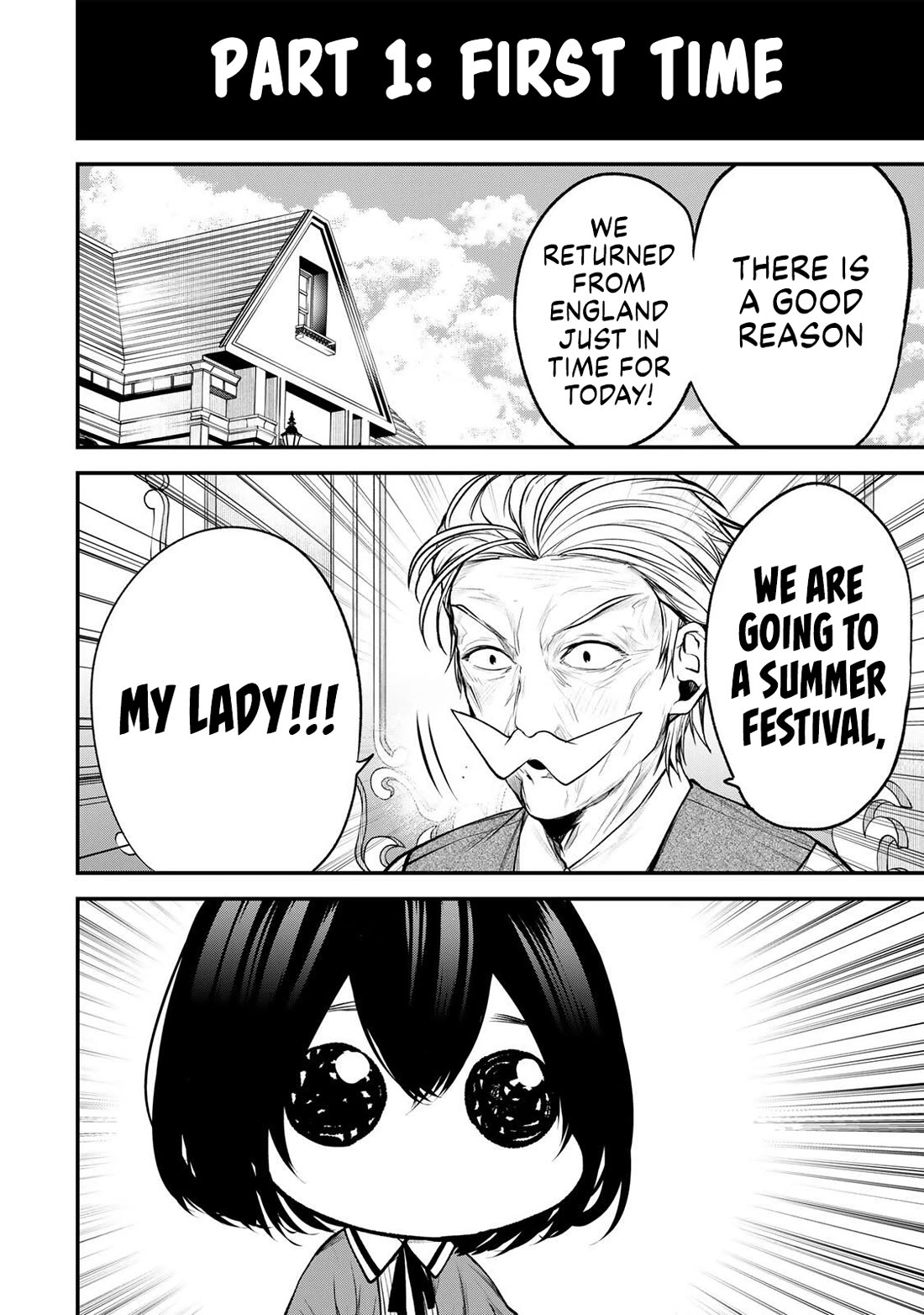 My Neighbor Kurokawa-san Chapter 53.5 page 2 - Chapter 53.5: Side Story - Gennai-san and Yayoi-chan at The Festival