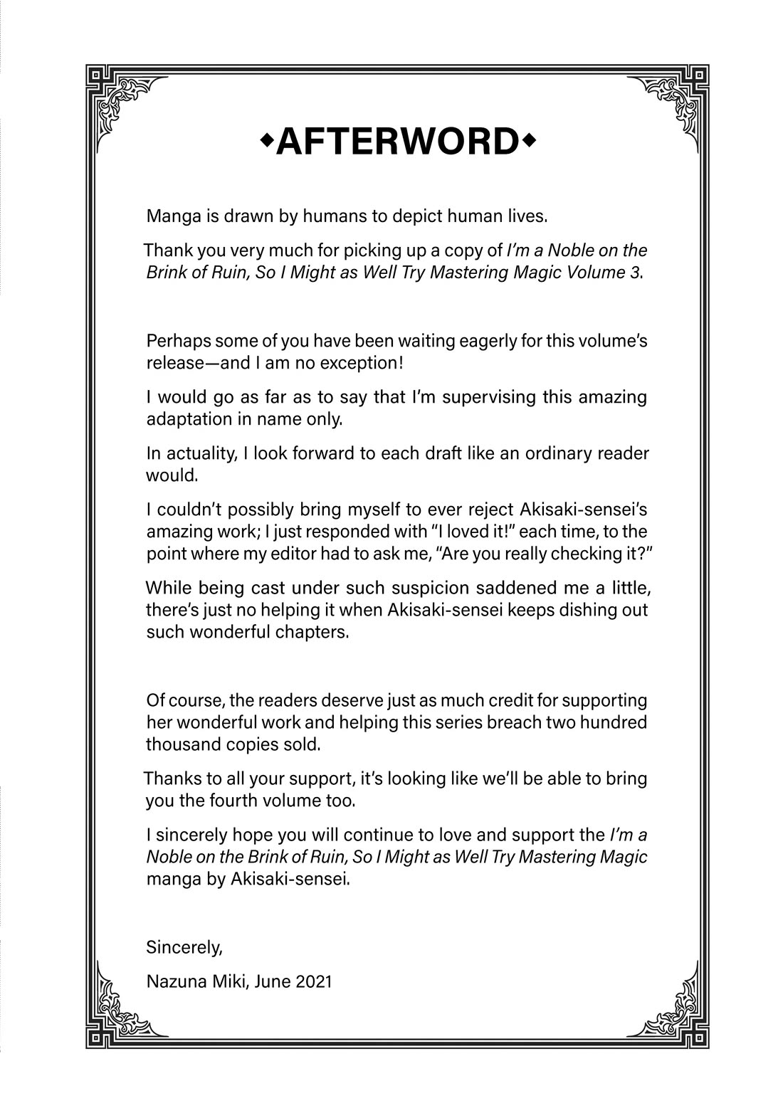 My Noble Family Is Headed for Ruin, so I May as Well Study Magic in My Free Time Chapter 17 page 30 - Chapter 17