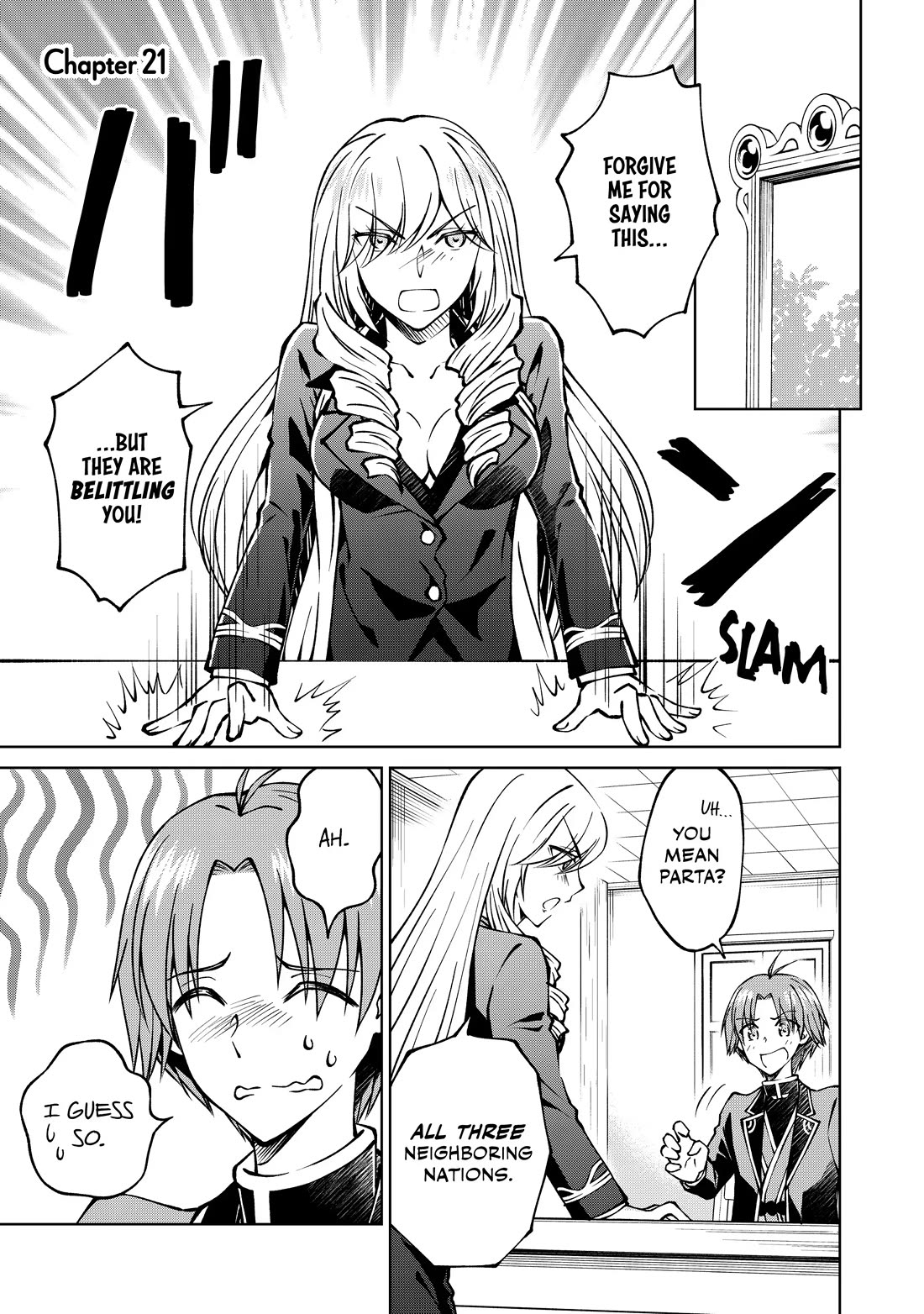 My Noble Family Is Headed for Ruin, so I May as Well Study Magic in My Free Time Chapter 21 page 1 - Chapter 21