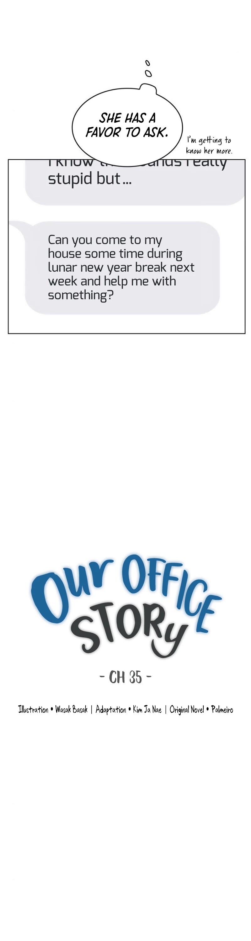 My Office Noona's Story Chapter 35 page 6 - Chapter 35
