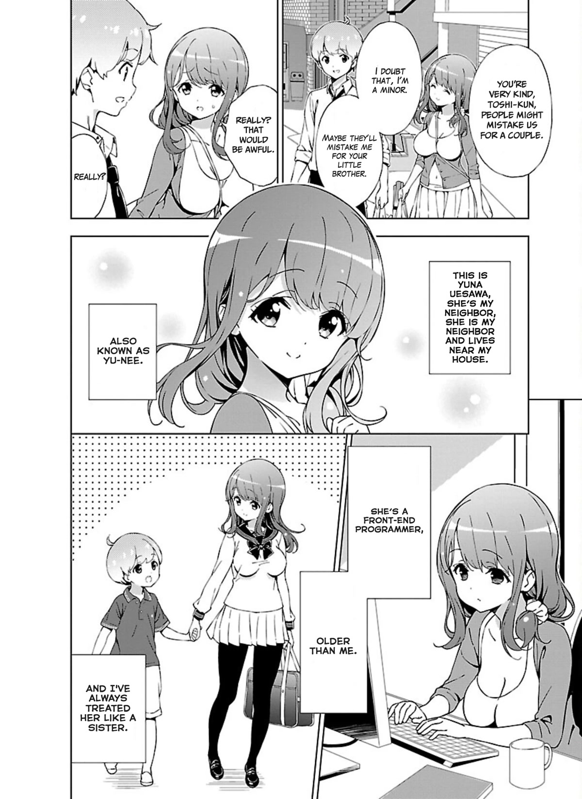 My "Onee-chan's" Personality Changes When She Plays Games Chapter 1 page 2 - Chapter 1: My game-playing older sister plays a football game