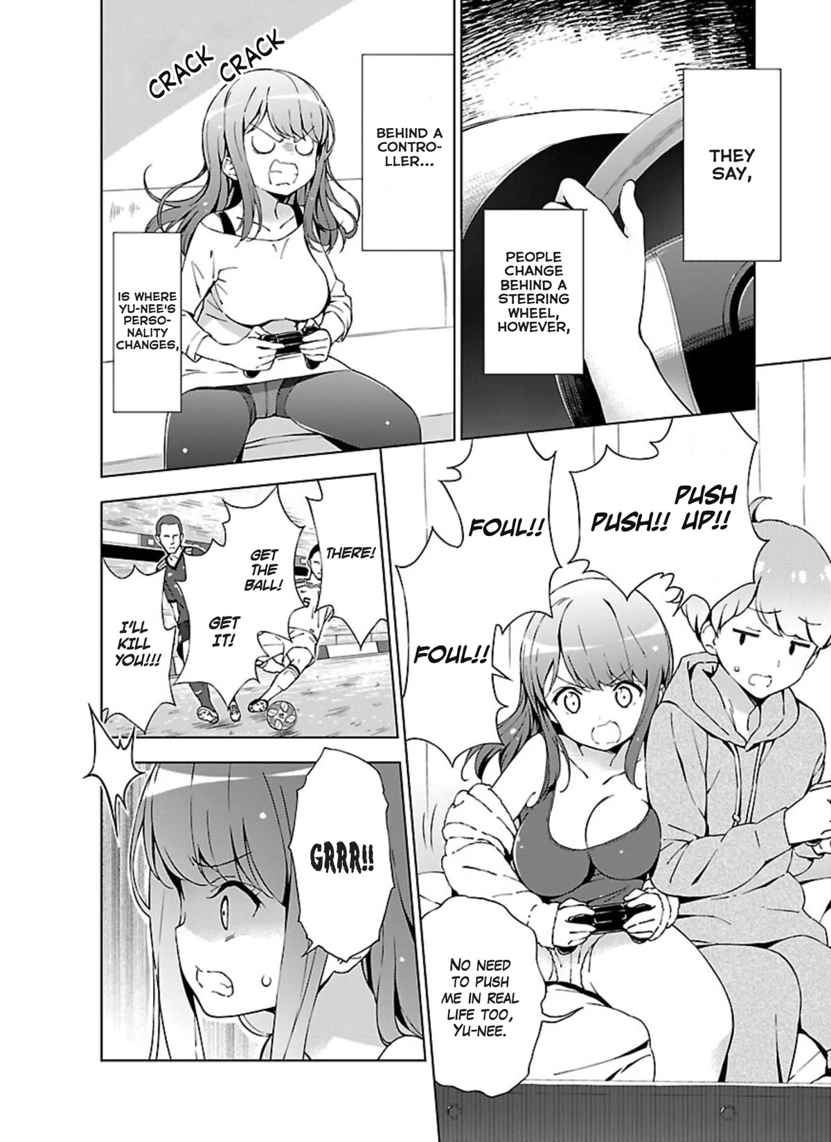 My "Onee-chan's" Personality Changes When She Plays Games Chapter 1 page 6 - Chapter 1: My game-playing older sister plays a football game