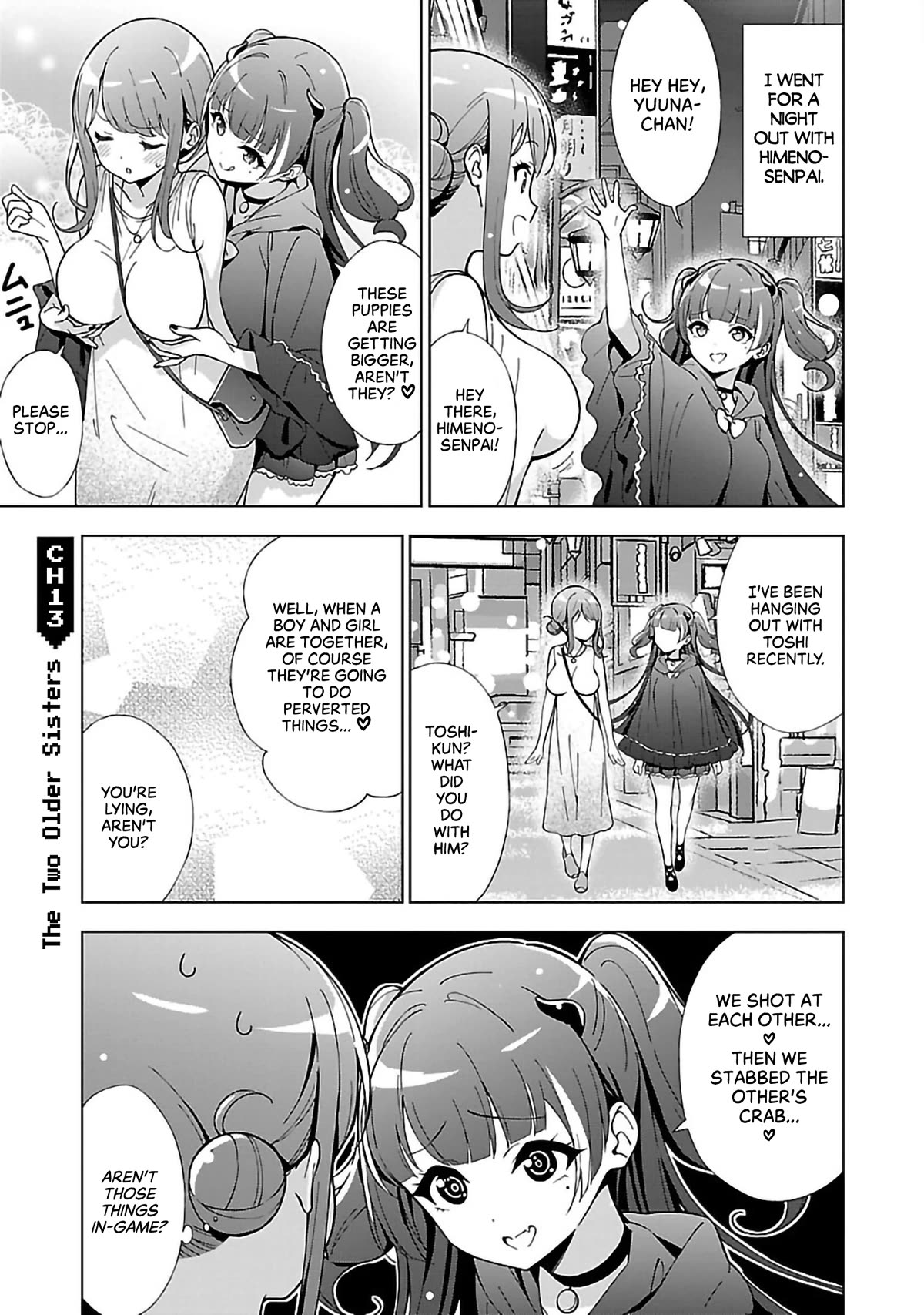 My "Onee-chan's" Personality Changes When She Plays Games Chapter 13 page 1 - Chapter 13: The Two Older Sisters