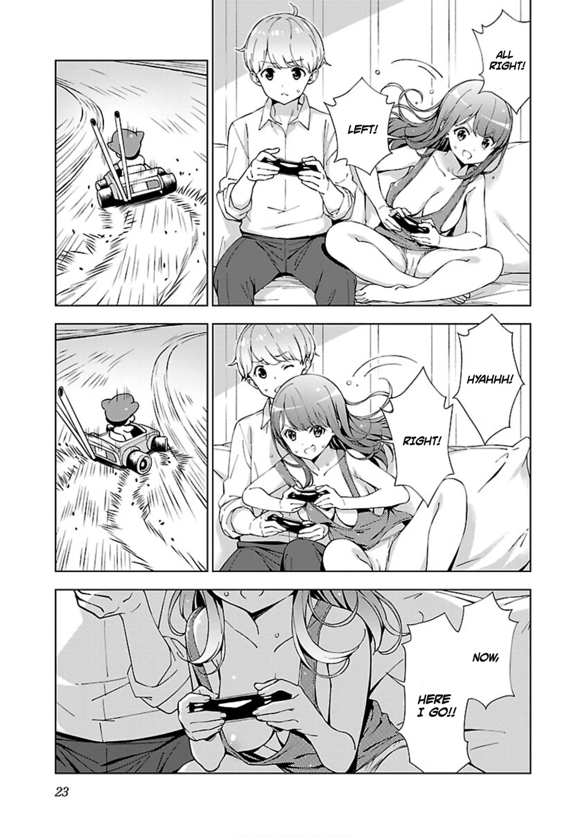 My "Onee-chan's" Personality Changes When She Plays Games Chapter 2 page 3 - Chapter 2: Onechan is an aggressive driver