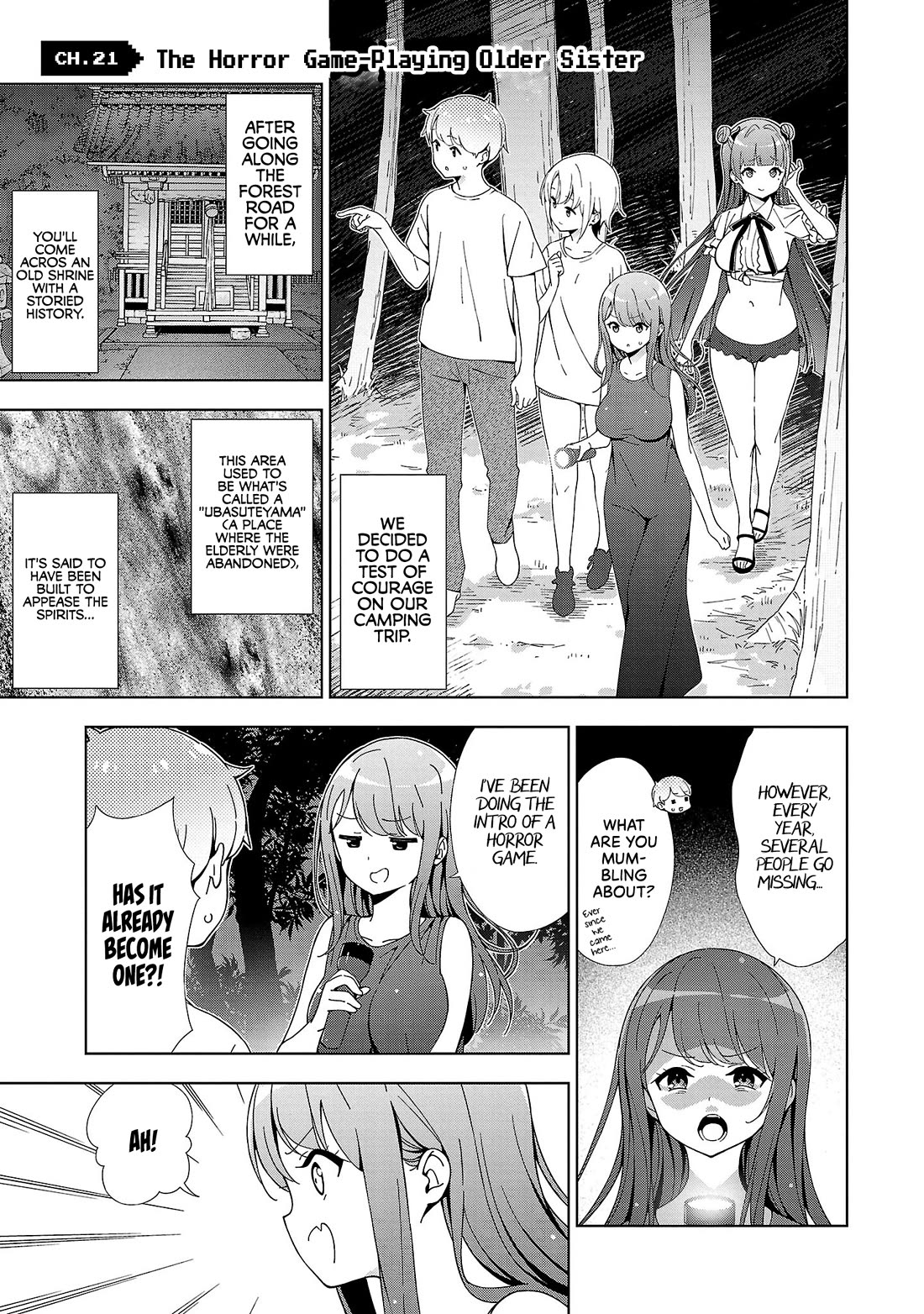 My "Onee-chan's" Personality Changes When She Plays Games Chapter 21 page 2 - Chapter 21: The Horror Game-Playing Older Sister