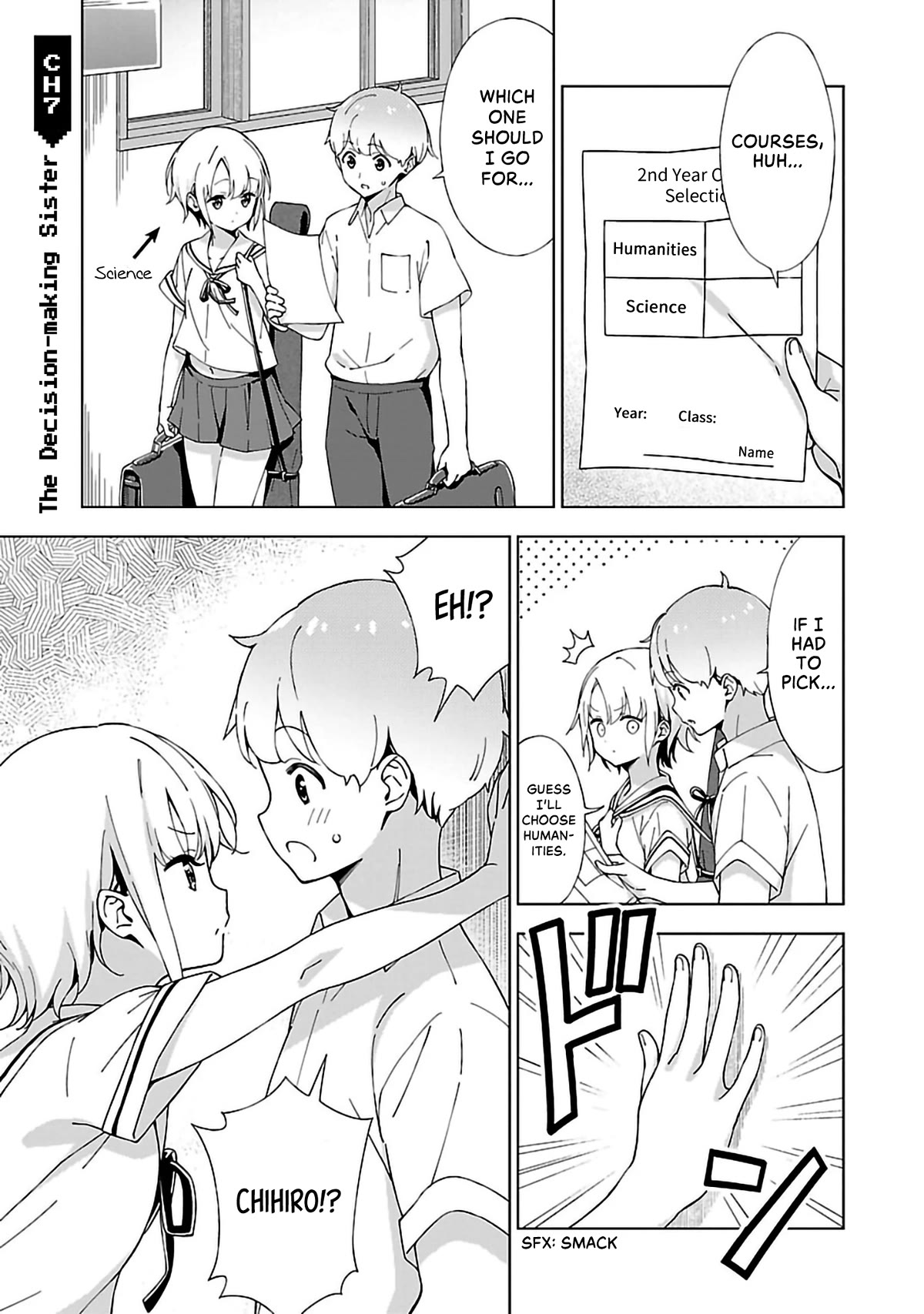 My "Onee-chan's" Personality Changes When She Plays Games Chapter 7 page 1 - Chapter 7: The Decision Making Sister