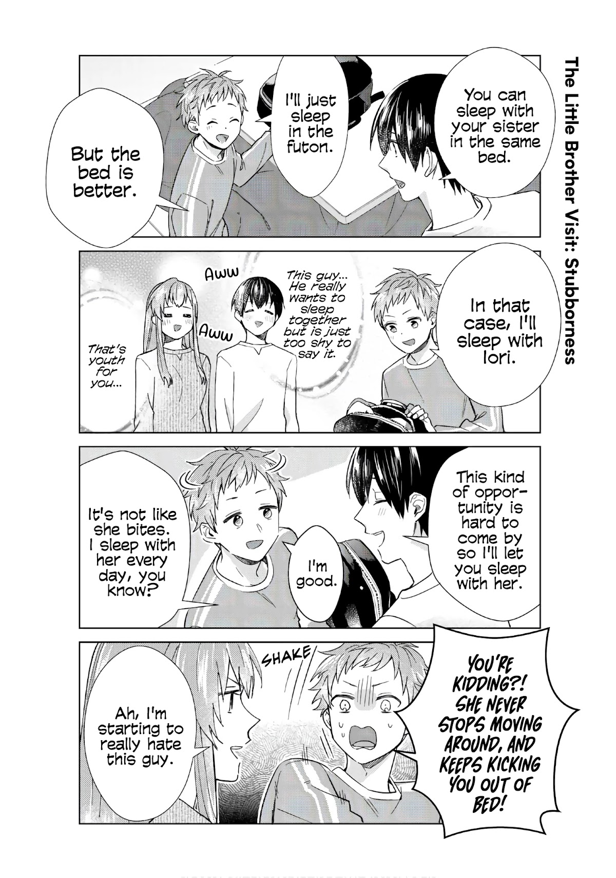 My Perfect Girlfriend! Chapter 46 page 8 - Chapter 46: Visits from my girlfriend's brother are the best!