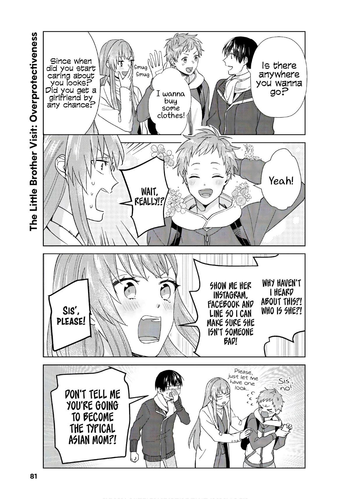 My Perfect Girlfriend! Chapter 46 page 9 - Chapter 46: Visits from my girlfriend's brother are the best!
