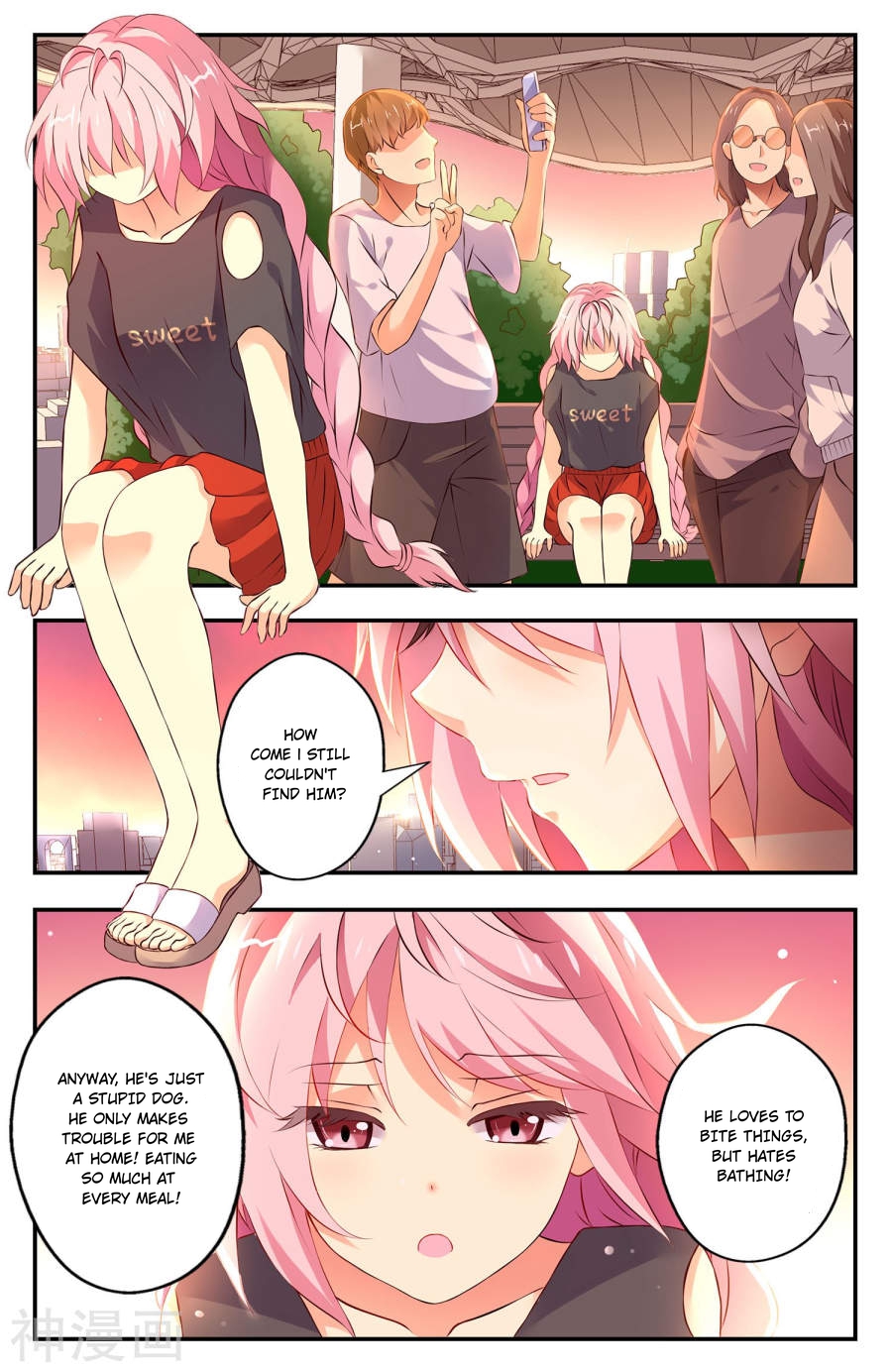 My Pet Dog Is a God Chapter 10 page 13 - Chapter 10: If you spot a beauty will you go with her? My stupid doggy!