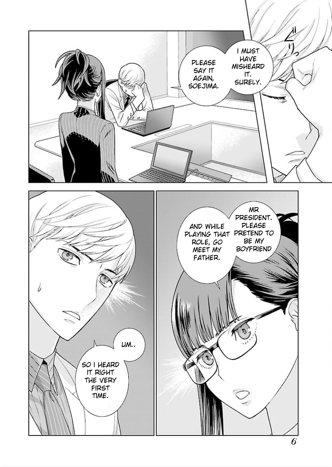 My President, Pretend to Be My Lover & Meet My Father Chapter 1 page 5 - Chapter 1