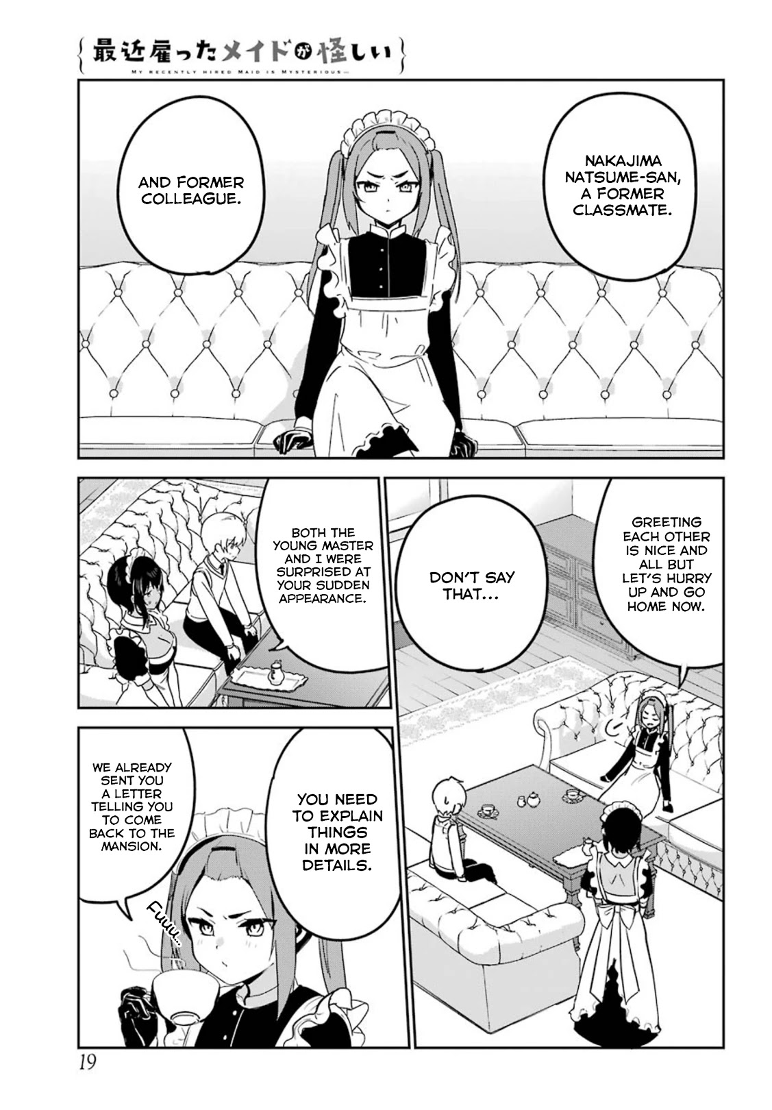 My Recently Hired Maid is Suspicious (Serialization) Chapter 22 page 4 - Chapter 22